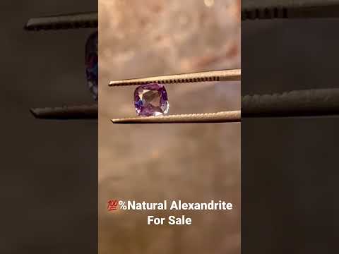Natural Alexandrite”It is the rarest stone in the world and also very beautiful #alexandrite #stone
