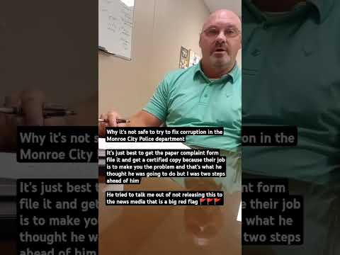 Monroe City Police department needs a FBI investigation corrupt at it&#039;s best