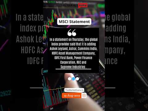 MSCI Statement: Adani&#039;s ACC removed from MSCI Global Standard India Index #adani #acc #msci #stocks
