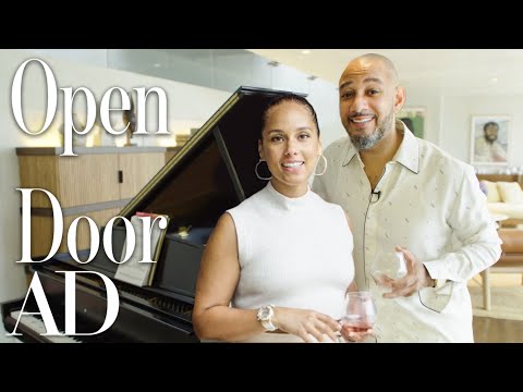 Inside Alicia Keys &amp; Swizz Beatz’s Oceanside Mansion | Open Door | Architectural Digest