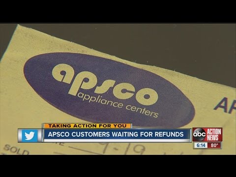Shuttered appliance store owes customers refund