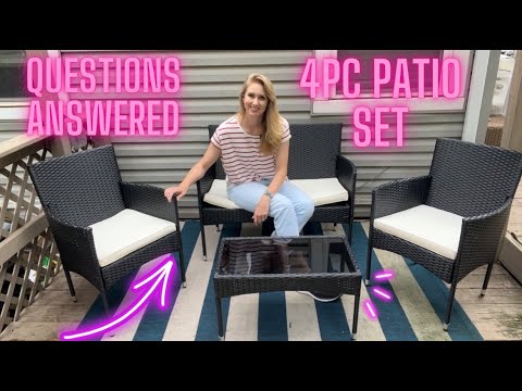 Transform Your Outdoor Space with FDW Patio Furniture Set - Full upclose review