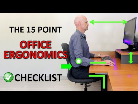 The Perfect Ergonomic Desk Setup To Avoid Back &amp; Neck Pain